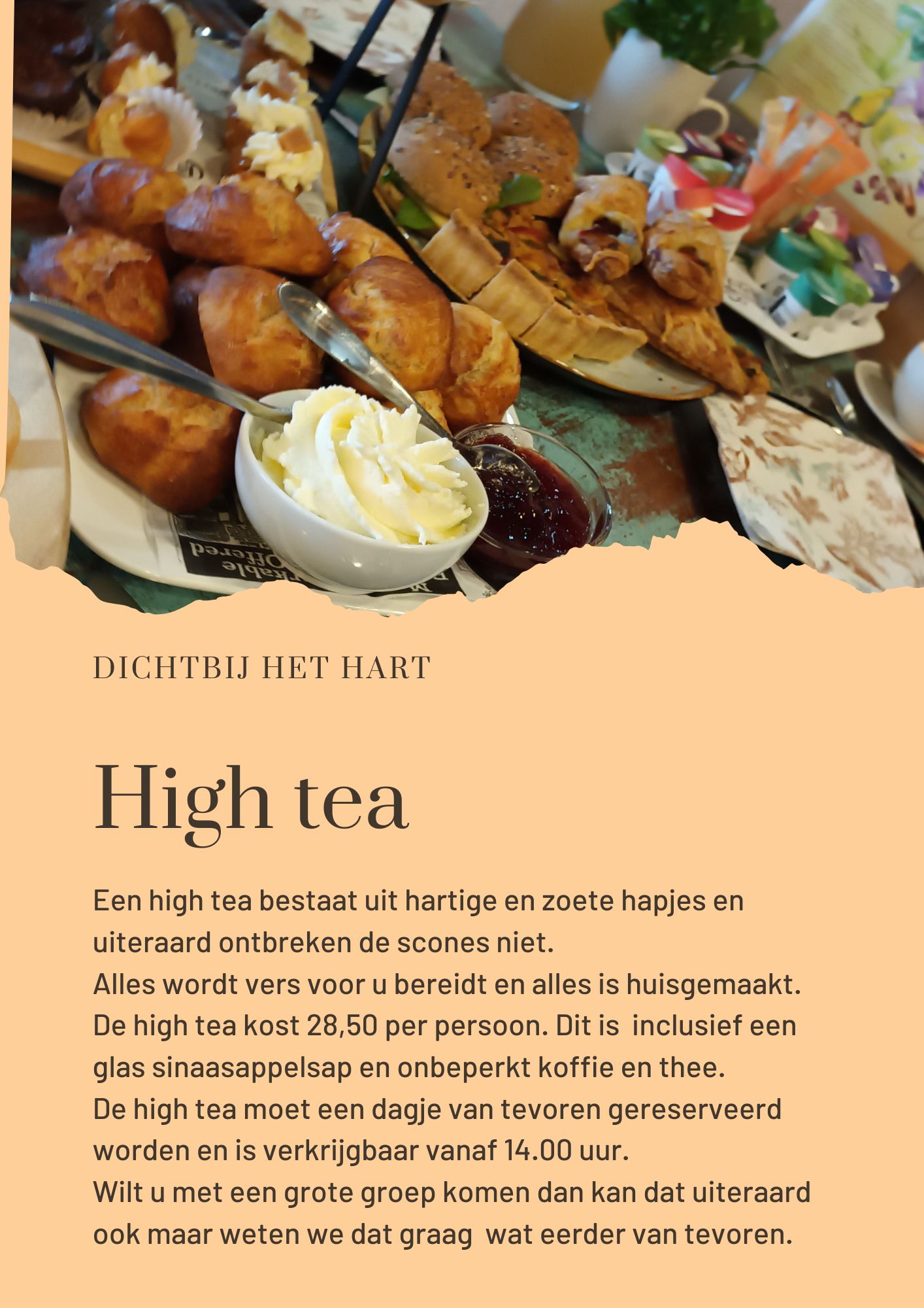 High tea (30 x 37 cm) (Document (A4))